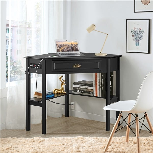 L Shaped Computer Corner Table Position 10