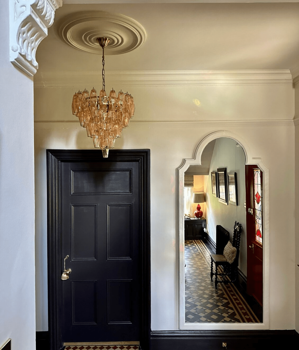 Asti Glass Chandelier - Elegant Design with Adjustable Height & Crysta