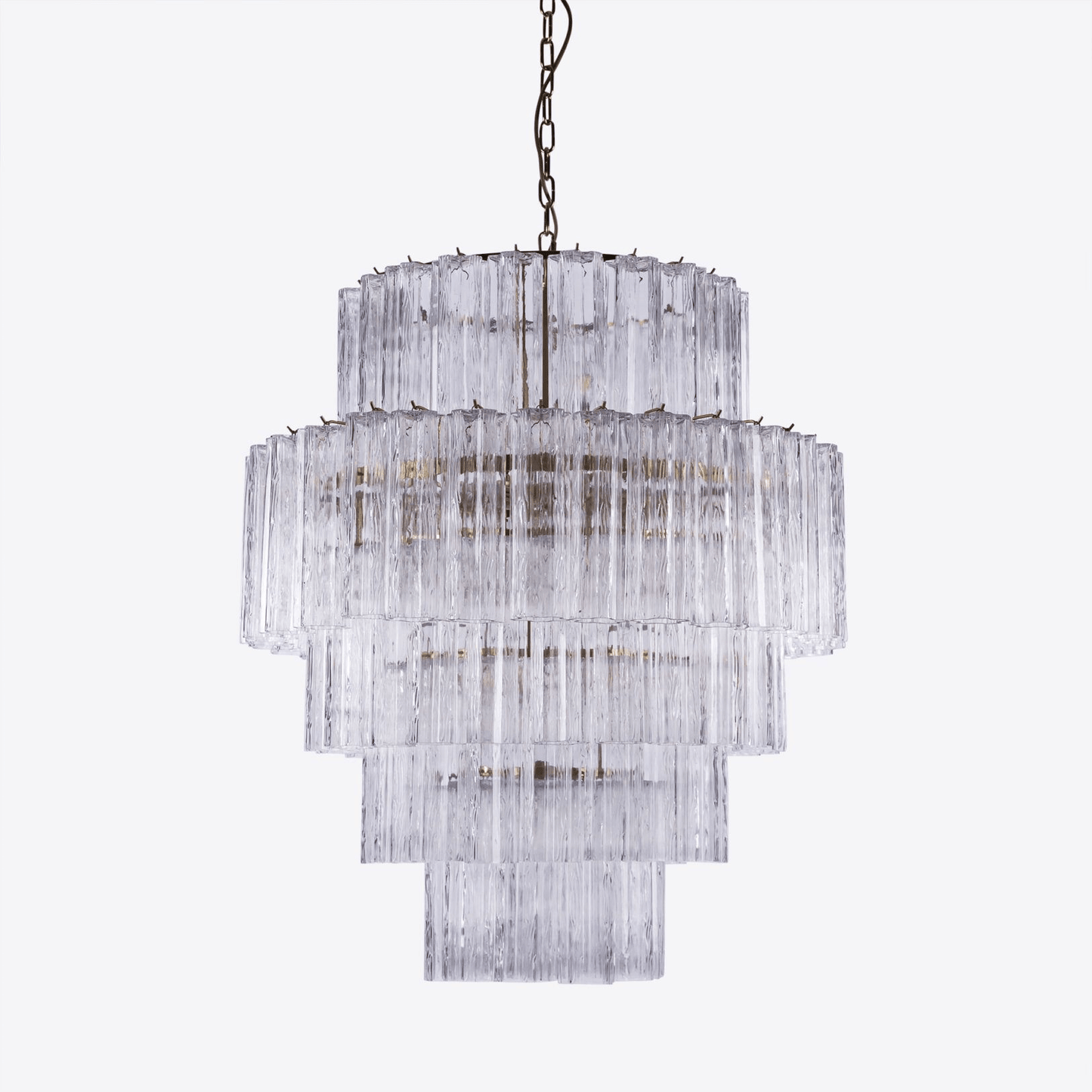 Rina Firenze Crystal Chandelier - Elegant Design, Adjustable Height