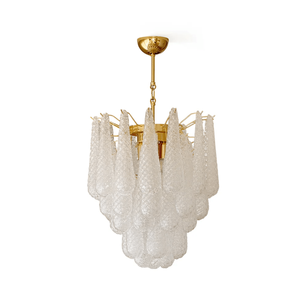 Viola Drop Chandelier - Elegant Design with Adjustable Height & Crysta