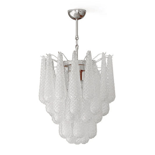 Viola Drop Chandelier - Elegant Design with Adjustable Height & Crysta