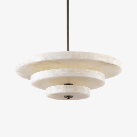 Ice Queen Alabaster Chandelier - Elegant Design, Adjustable Height