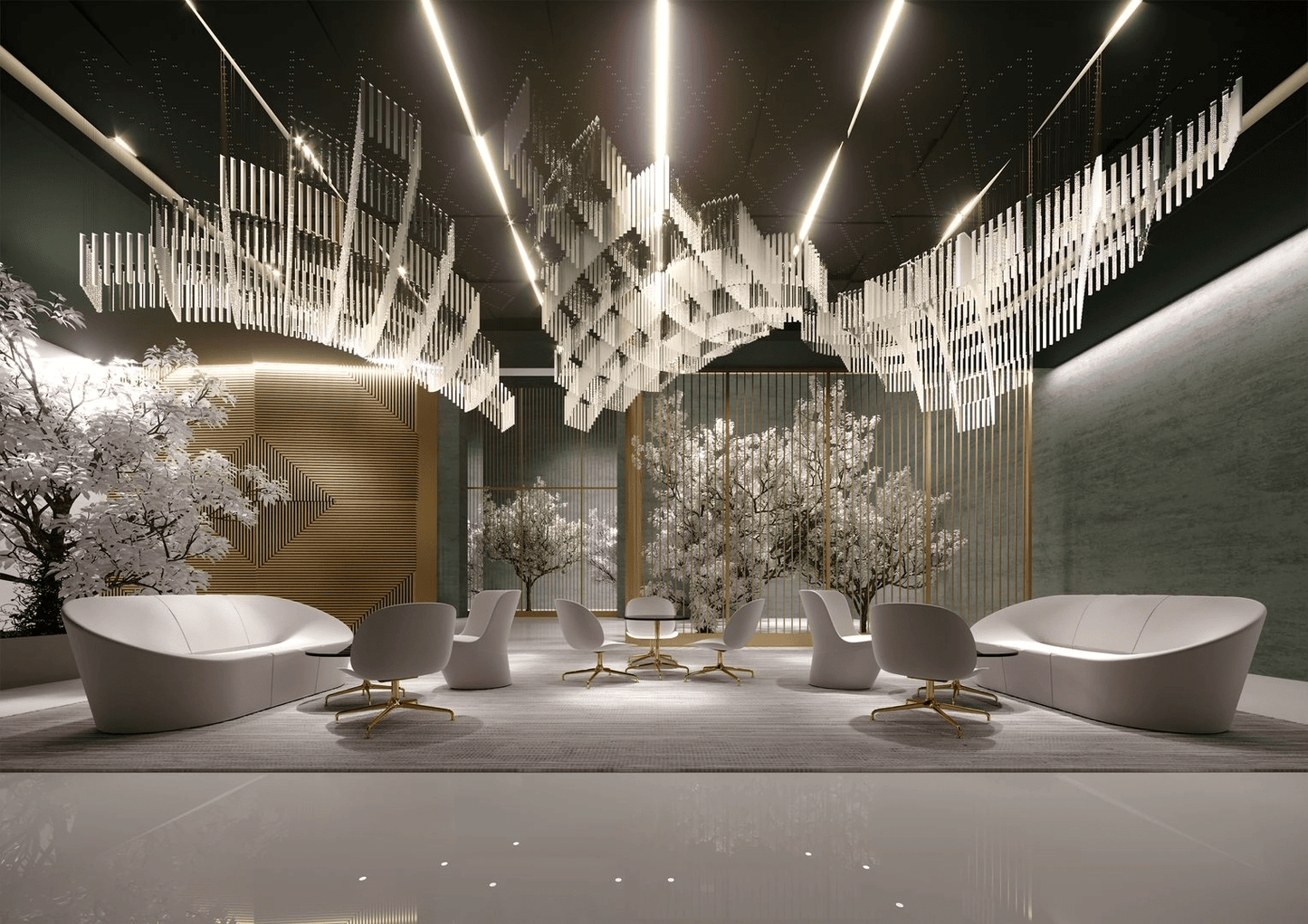 Diamond Cloud Customizable Chandelier with Adjustable Lighting & Elega