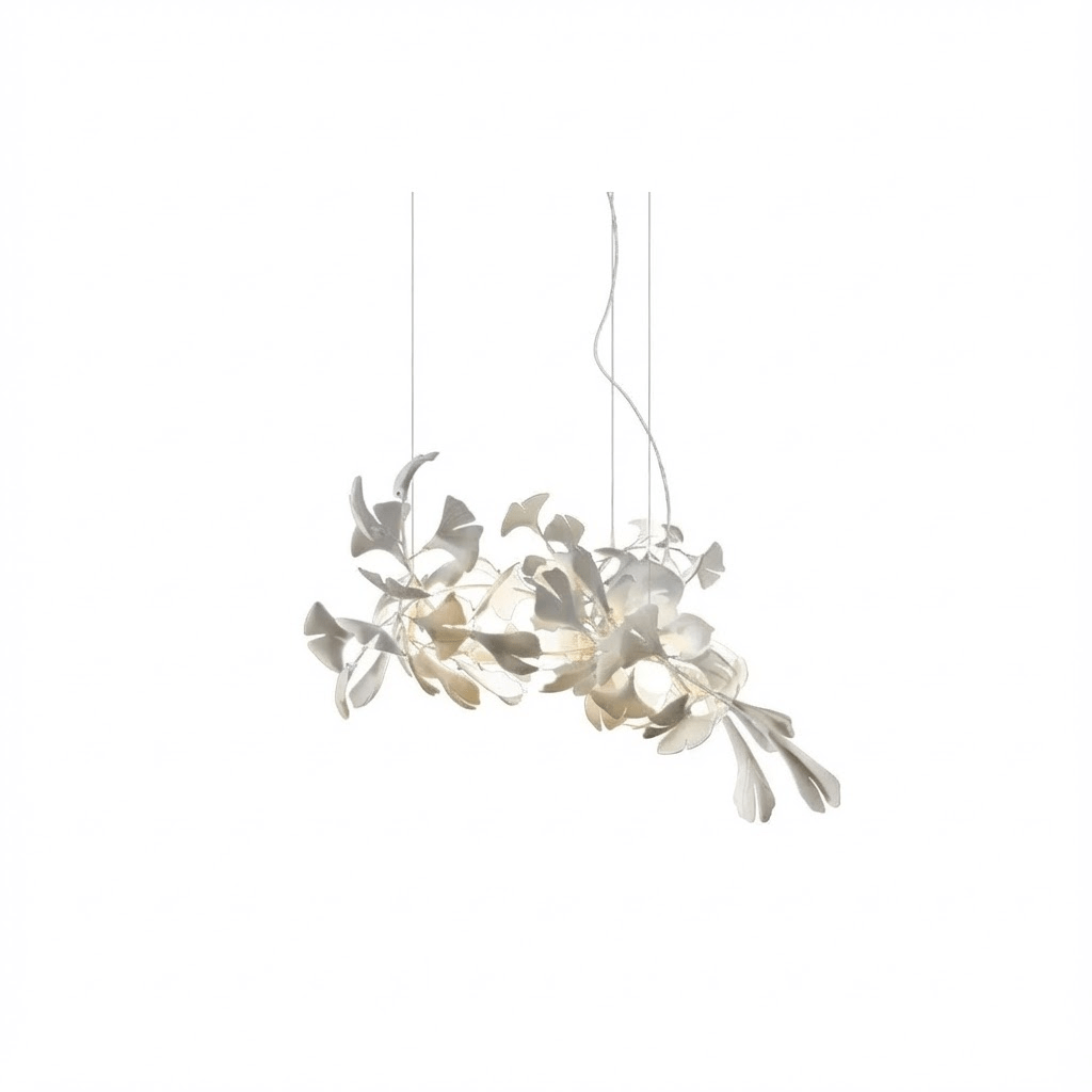 Gingko Bloom Chandelier - Elegant Design with Adjustable Brightness