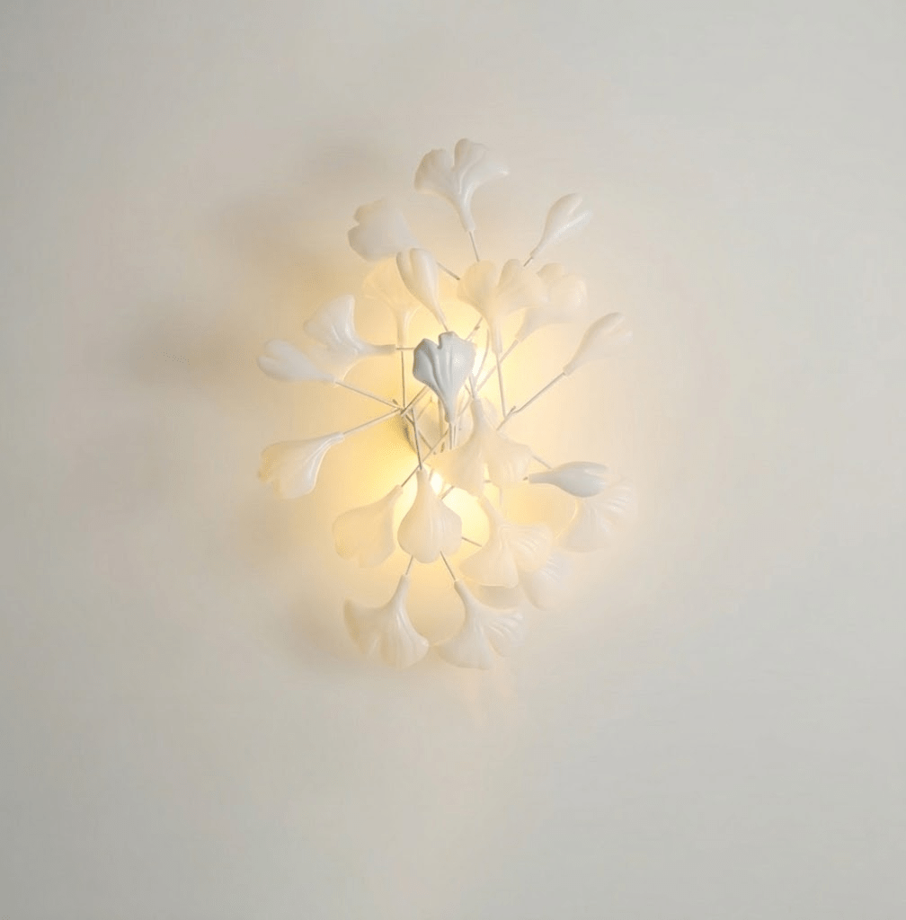 Gingko Modern Wall Lamp - LED Illumination & Adjustable Brightness