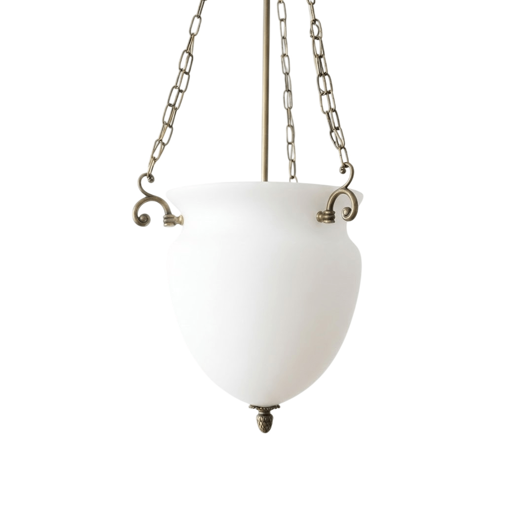 Regents Chain Lantern Chandelier - Adjustable Height, Elegant Design