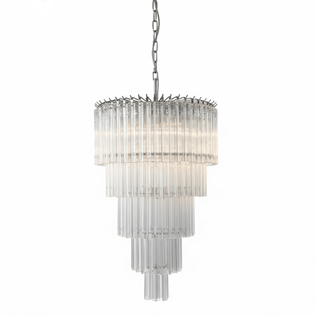 Cascadoria Chandelier - Elegant Design with Dimmable LED Lighting