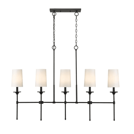 Arden Row Chandelier - Elegant Design, Adjustable Height, LED Compatib