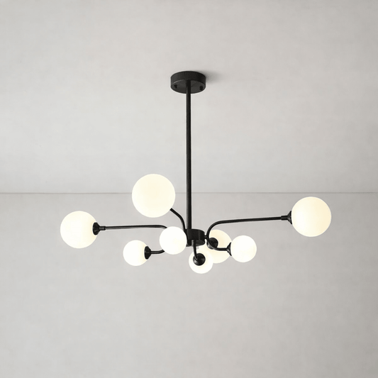 Elegant Balloon Ball Chandelier - Adjustable Height, Energy Efficient