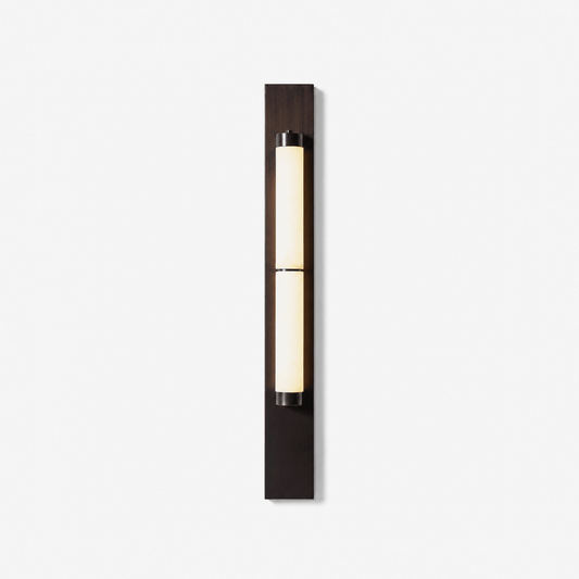Columnar Alabaster Sconce - Elegant Wall Light with Warm Glow & Durabl