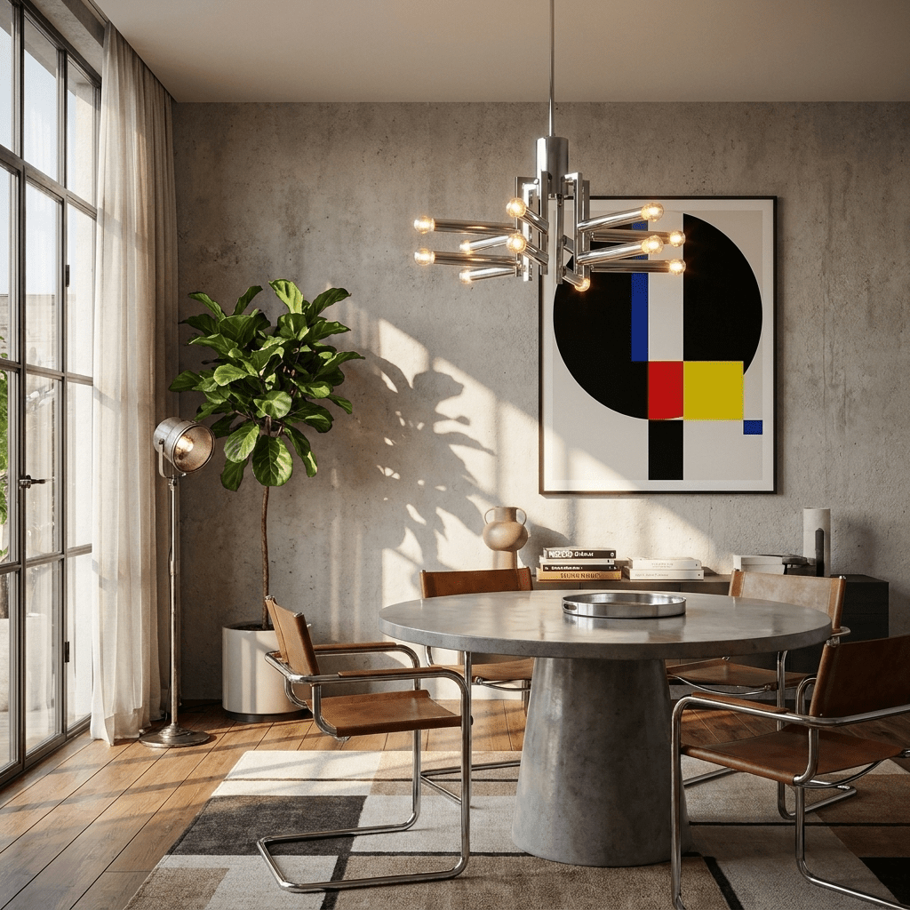 Sputnik Chrome Chandelier - Modern Design with Adjustable Arms & LED C