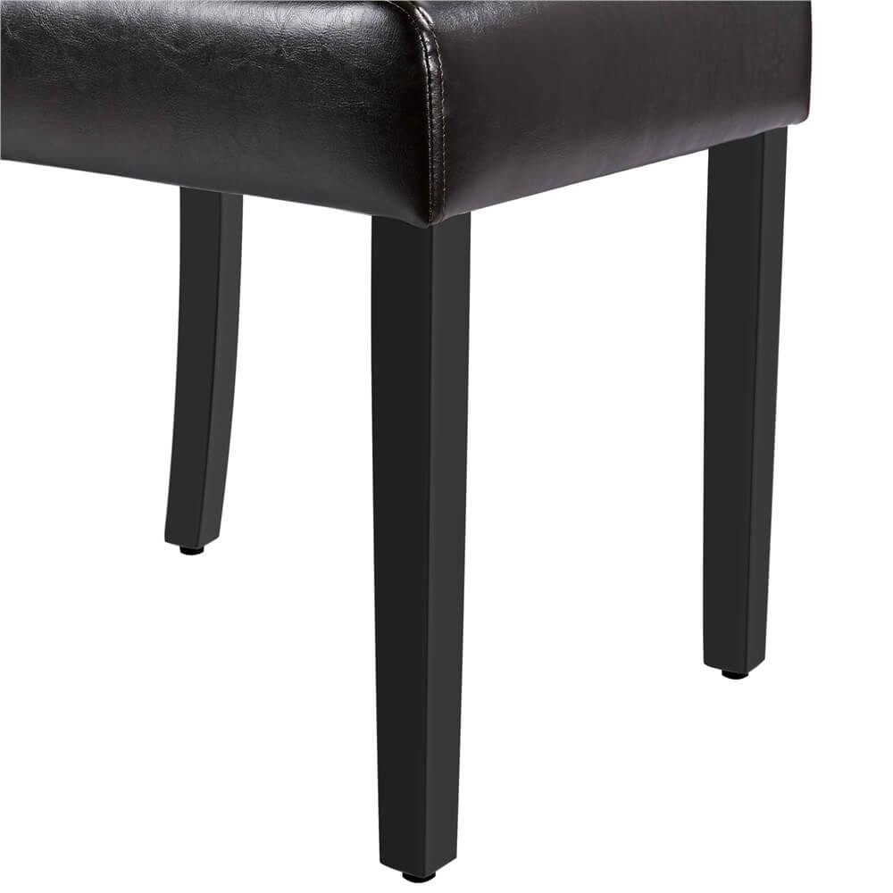 Button Tufted Dining Chairs Parsons Chair Set of 2 Position 10
