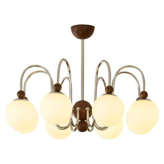 Aurora Loop Chandelier - Dimmable LED, Modern Design, Adjustable Heigh
