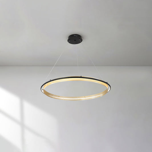 Modern Acrylic LED Round Chandelier with Dimmable Light & Energy Effic