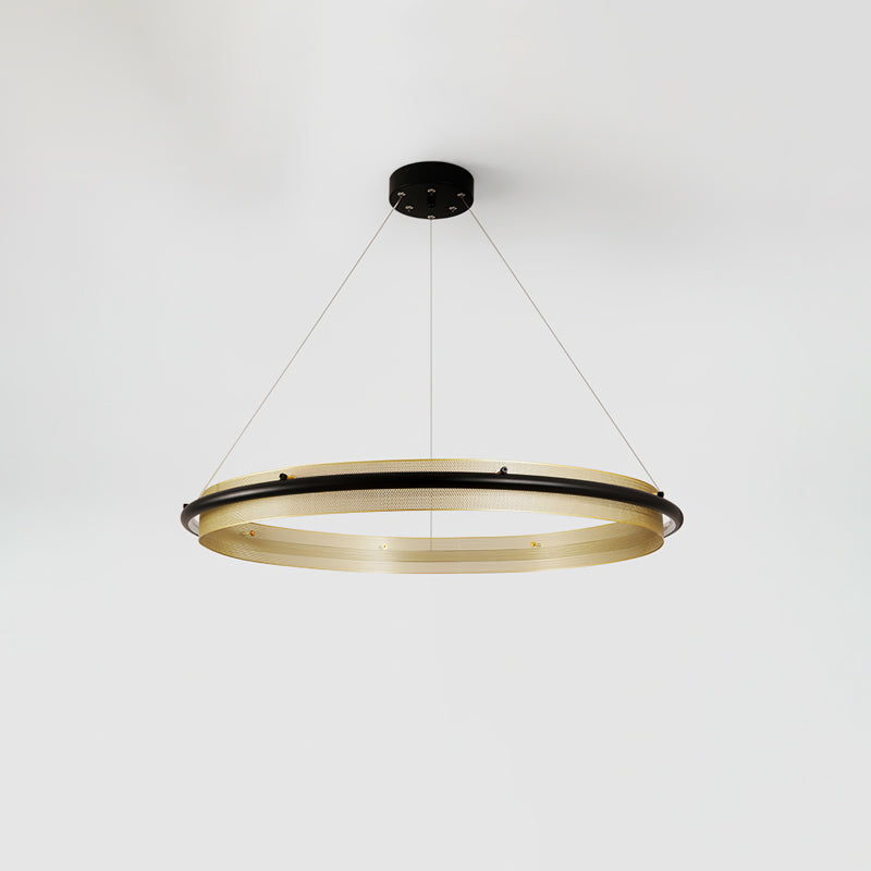 Modern Acrylic LED Round Chandelier with Dimmable Light & Energy Effic