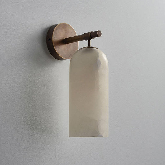 Pillar Alabaster Wall Sconce - Elegant Design, Soft Ambient Lighting
