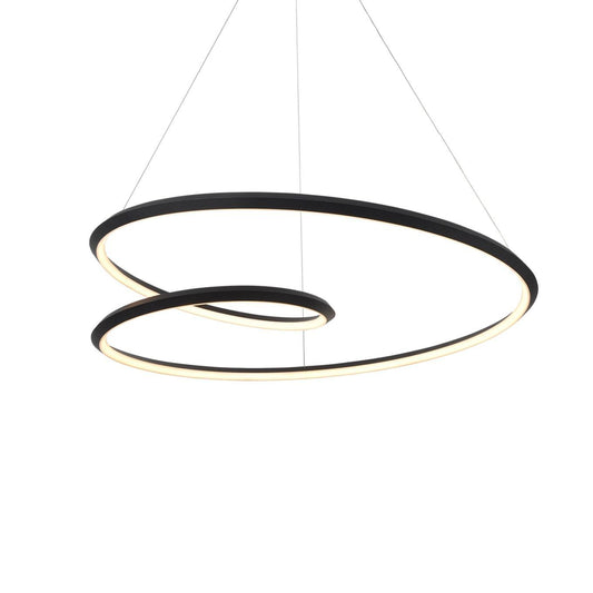 Elegant Ampersand Chandelier with Adjustable Height & LED Compatibilit