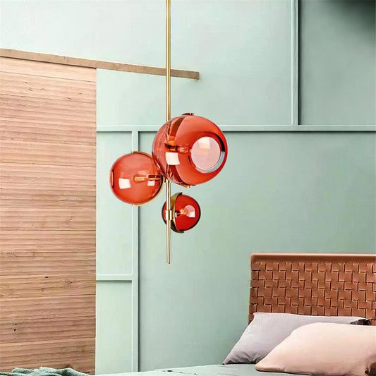 Elegant Crystal Droplet Chandelier with Adjustable Height & LED Lights