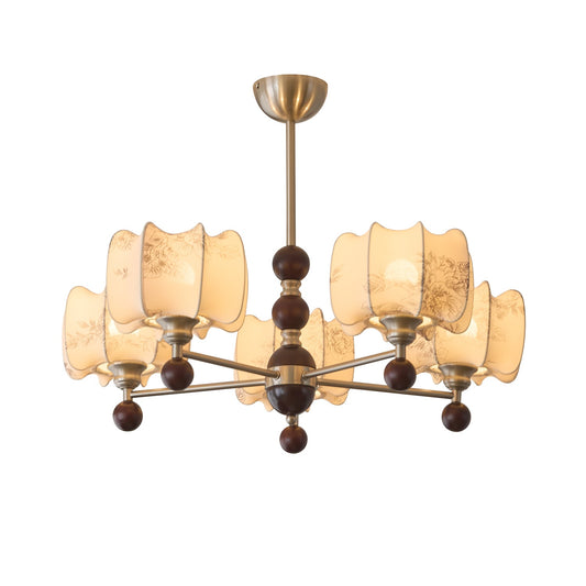 Arboris Floral Chandelier - Elegant Design with Adjustable Height & LE