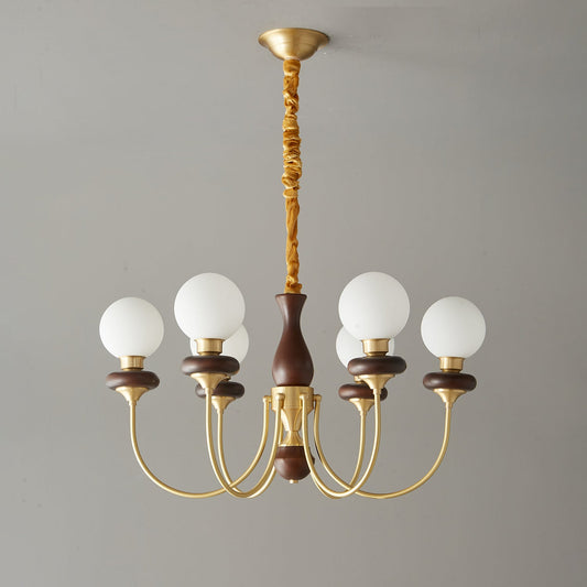 Bellagio Arc Chandelier - Elegant Design with Adjustable Height & LED