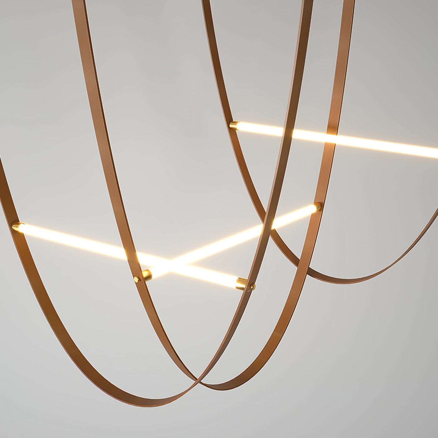 Belt Pendant Lamp - Adjustable Height, Energy-Efficient LED Lighting