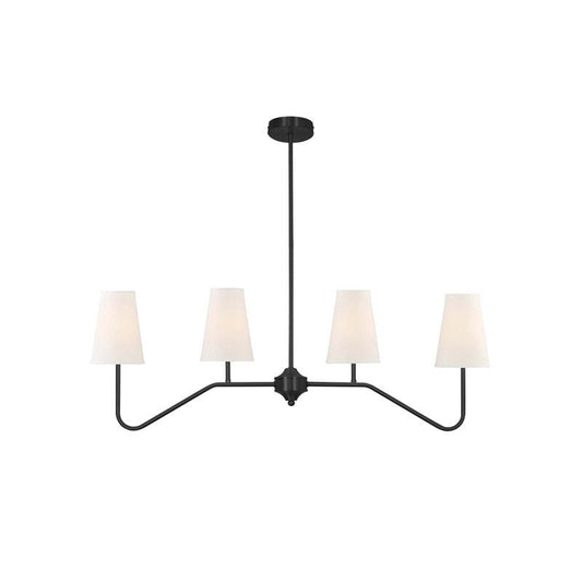 Granteau Modern Chandelier with Adjustable Height and Crystal Accents
