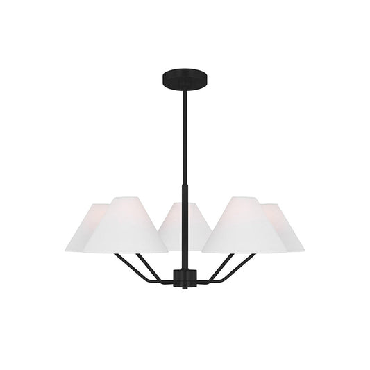 Burke Chandelier - Elegant Design with Dimmable LED Lights and Crystal