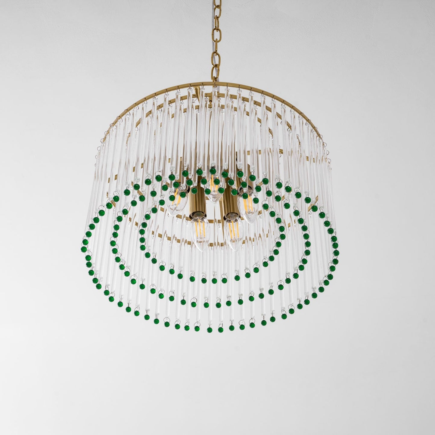 Casandra Crystal Chandelier - Elegant Design & Adjustable Height