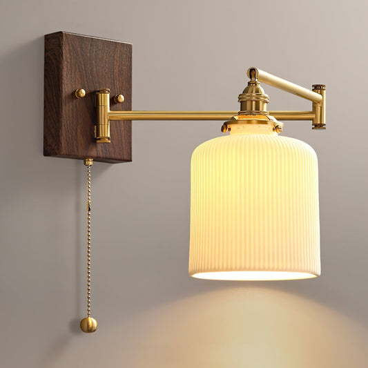 Modern Ceramic Geometry Wall Lamp with Adjustable Brightness & Unique