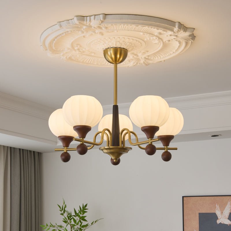 Ceylian Crystal Chandelier - Elegant Lighting with Adjustable Brightne