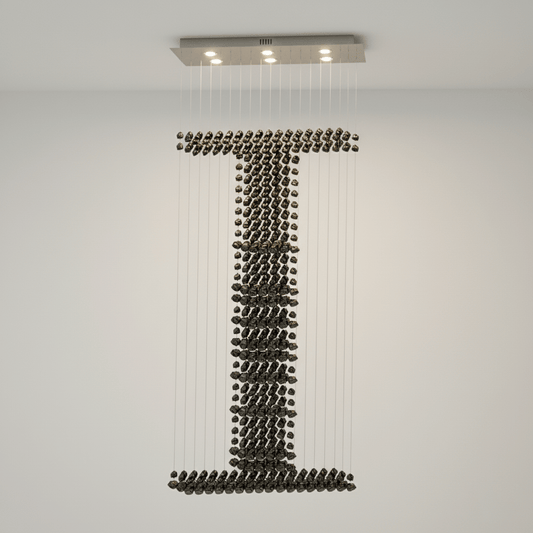 Charcoal Chandeliers - Elegant Design with Dimmable LED Lights