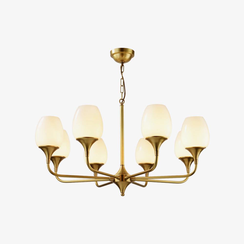 Charlie Chandelier - Elegant Lighting Fixture with Adjustable Height &