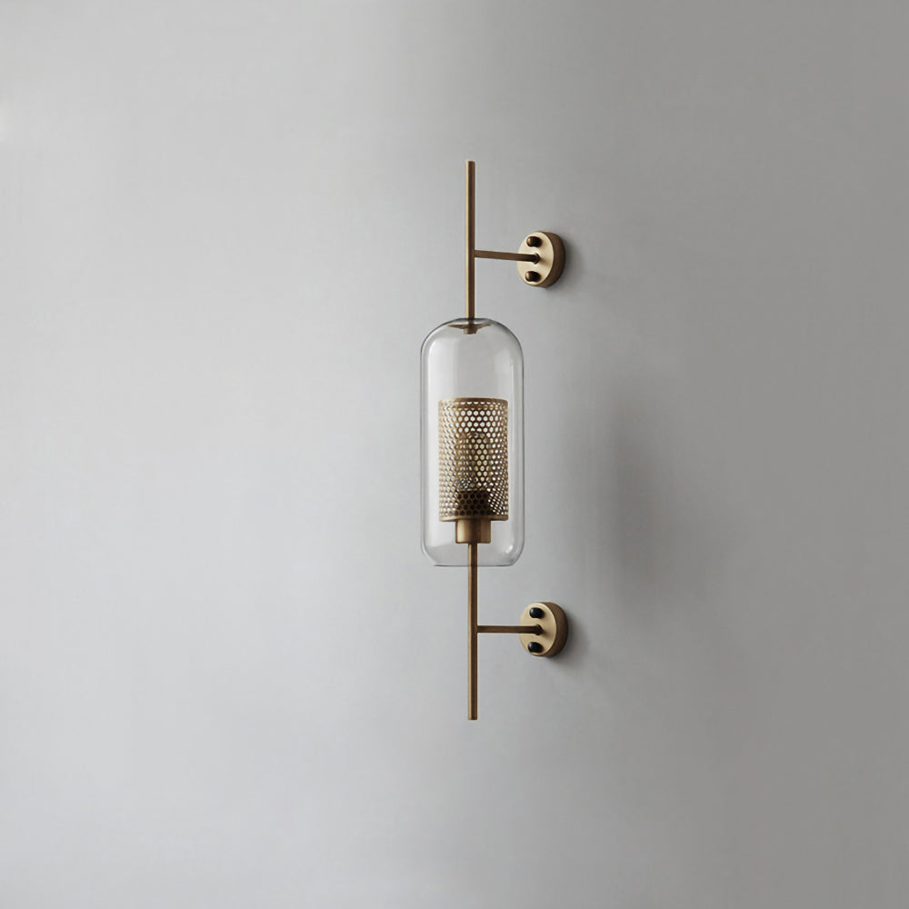 Chiswick Glass Wall Light - Modern Design, Adjustable Brightness