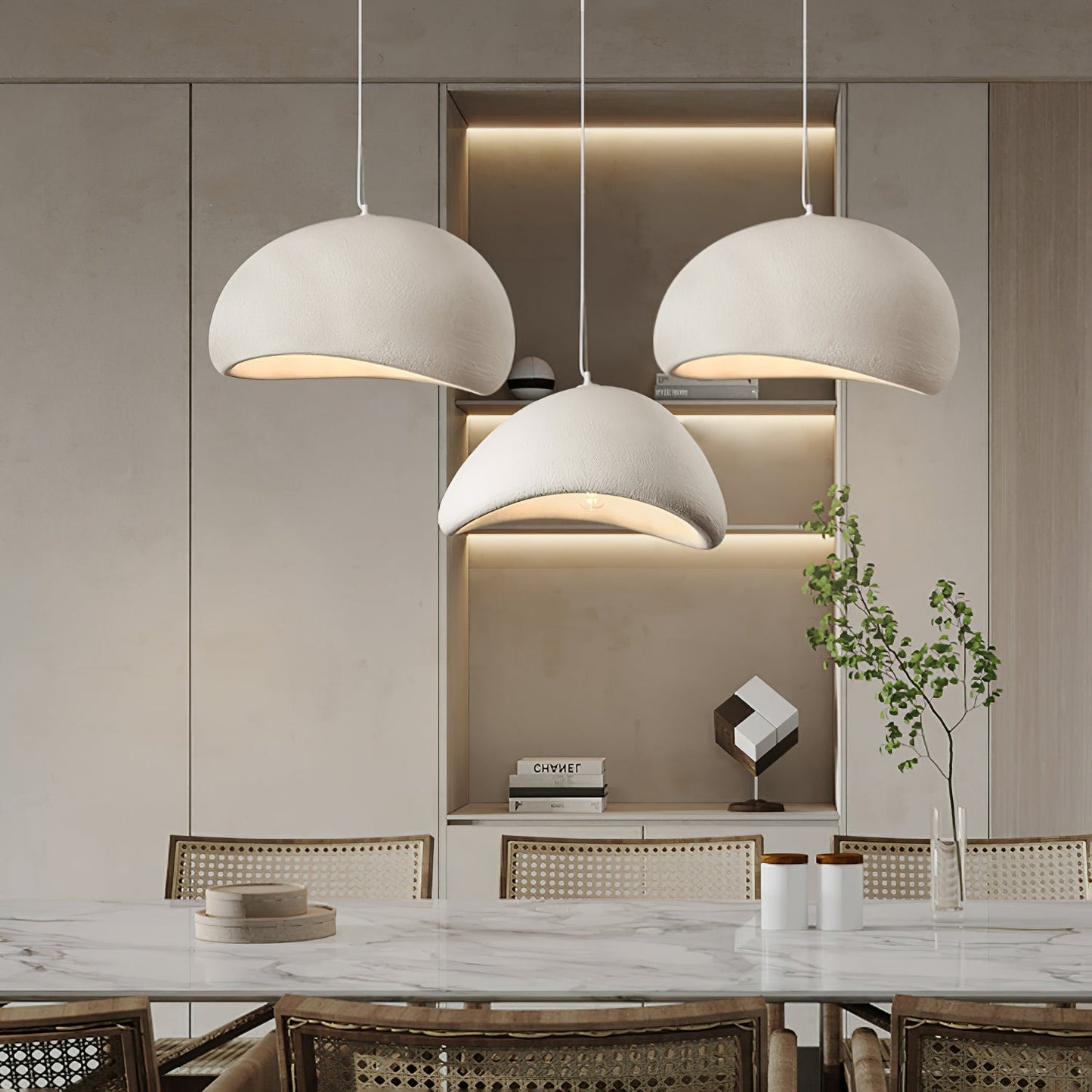 Celeste Cloud Pendant Light - Adjustable Height, Soft Diffused Glow