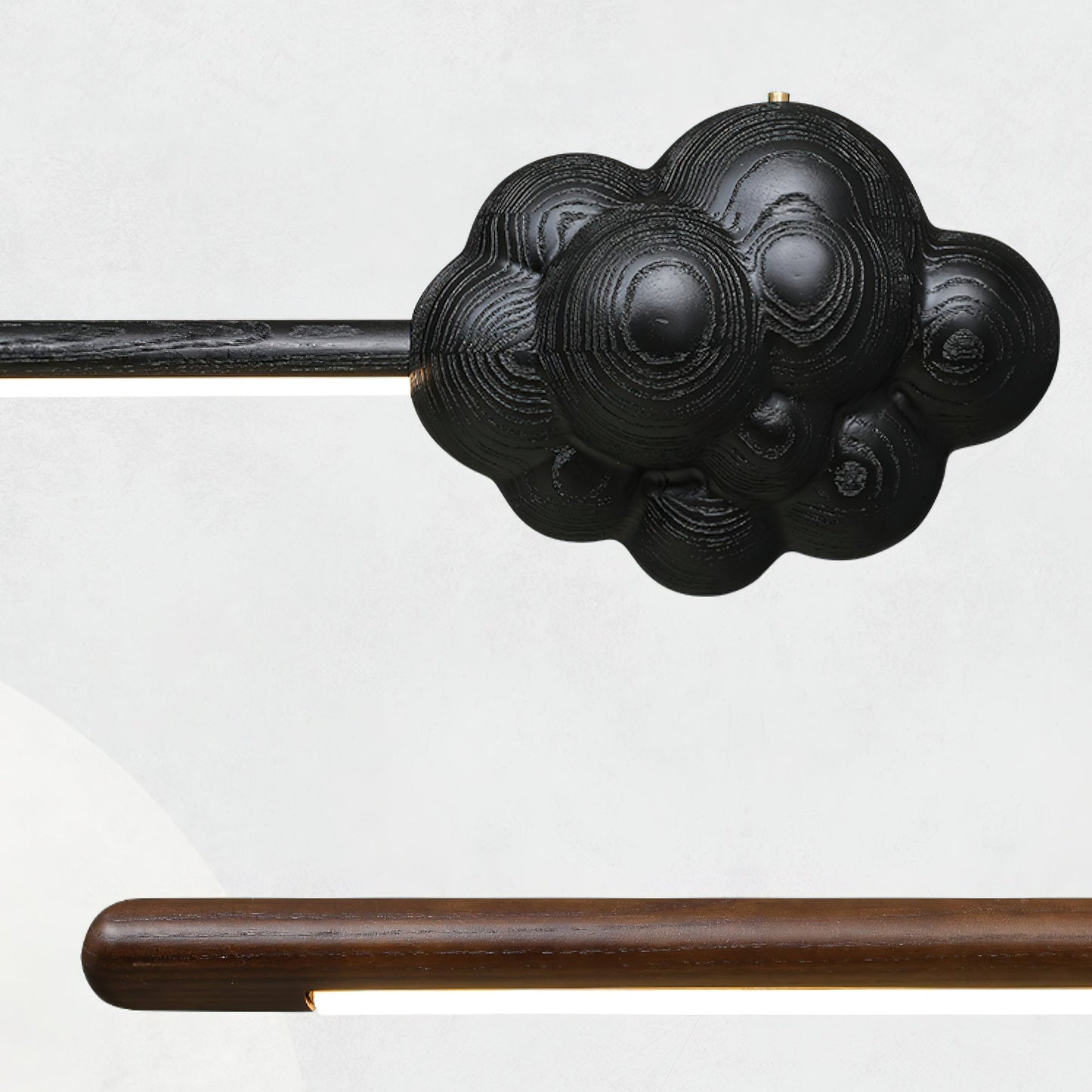 Modern Cloud Stick Chandelier - Adjustable Brightness, Energy Efficien