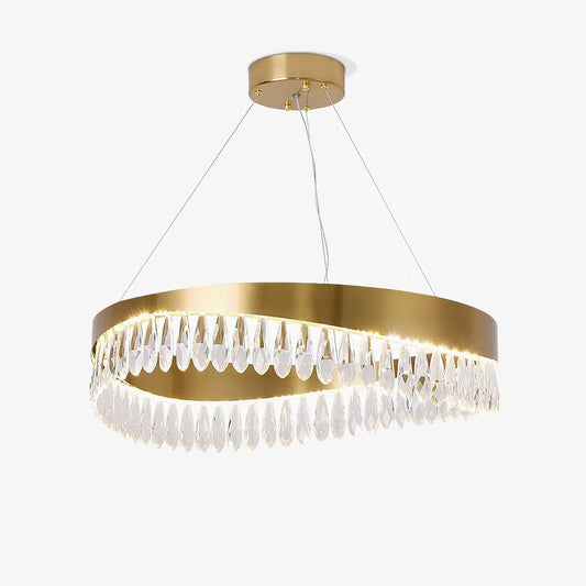 Elegant Crystal Sticks Chandelier with Adjustable Lighting & Modern De