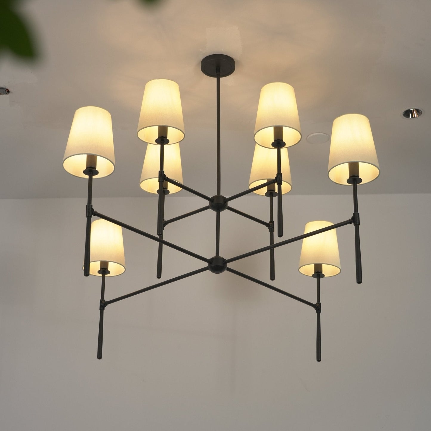 Modern Axial Chandelier - Adjustable Brightness & Elegant Design