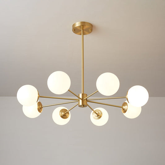 Elysium Crystal Chandelier - Dimmable LED Light, Elegant Design