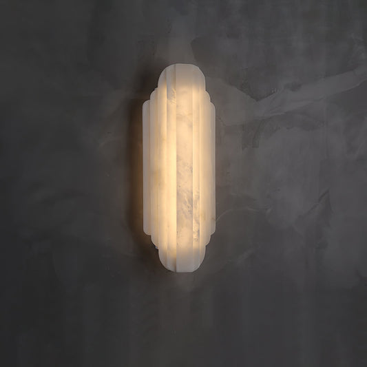 Estelle Alabaster Wall Sconce - Elegant Design with Soft Glow Lighting