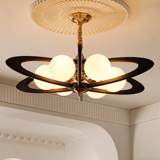 Evadra Celeste Chandelier - Elegant Design with Adjustable Height & LE