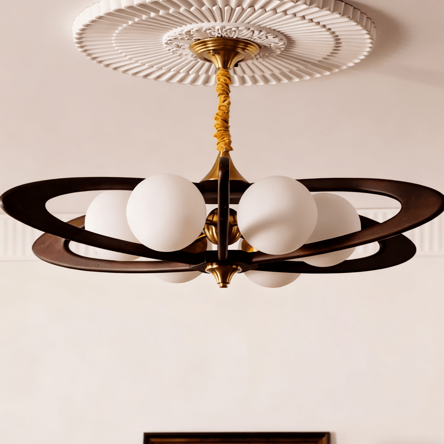 Evadra Celeste Chandelier - Elegant Design with Adjustable Height & LE