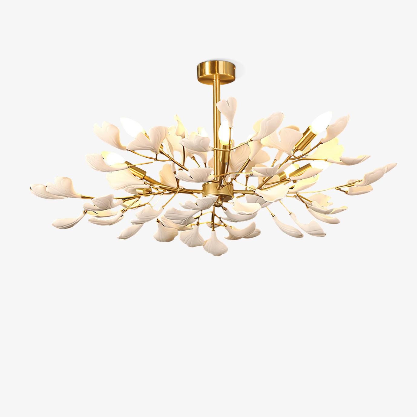 Gingko Canopy Chandelier - Modern Design with Dimmable LED Lighting