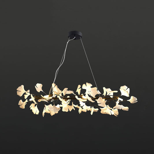 Gingko Branch Chandelier - Modern Design, Adjustable Brightness, LED L
