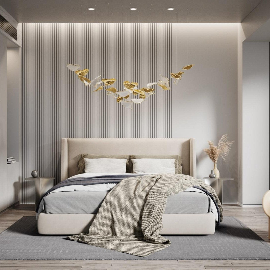 Ginkgo Tree Chandelier - Elegant Design with Adjustable Brightness