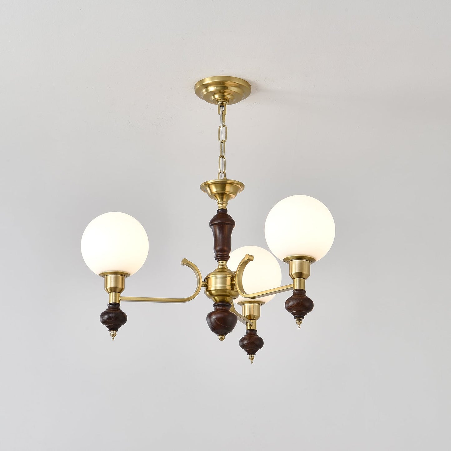 Elegant Globe Orb Chandelier - Adjustable Height, LED Compatible