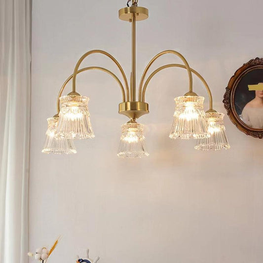 Elegant Ice Cream Crystal Chandeliers - Dimmable, Energy Efficient