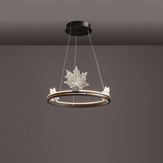 Ion Leaf Chandelier - Elegant Design with Adjustable Brightness & Ener