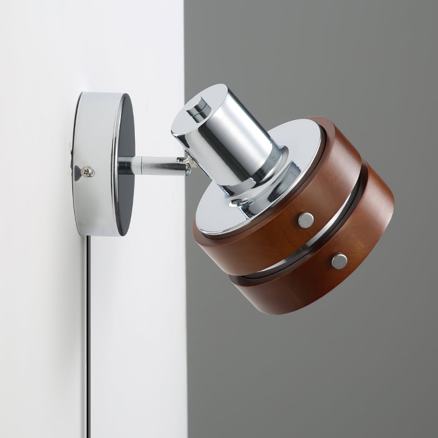 Karry Plug-in Wall Lamp with Adjustable Brightness and Modern Design