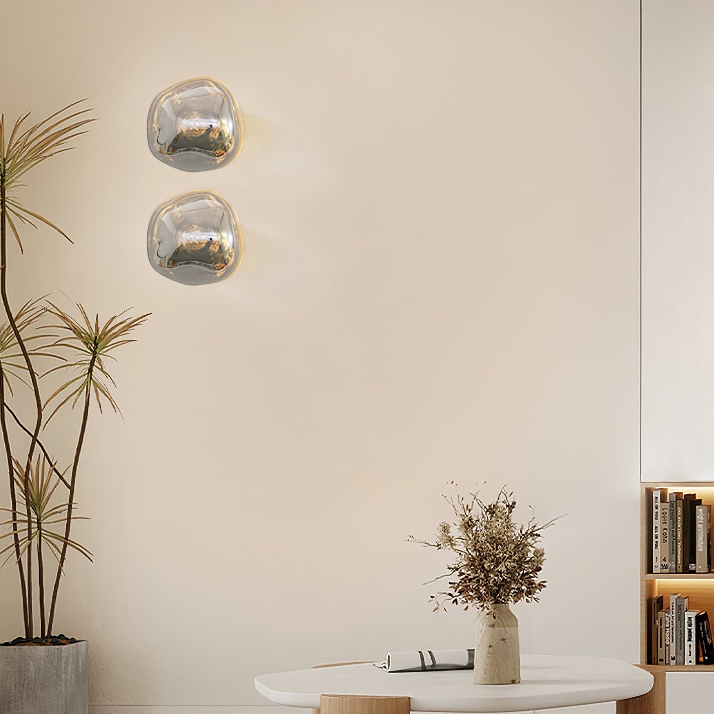 Lava Plug-in Wall Lamp - Adjustable Brightness & Modern Design