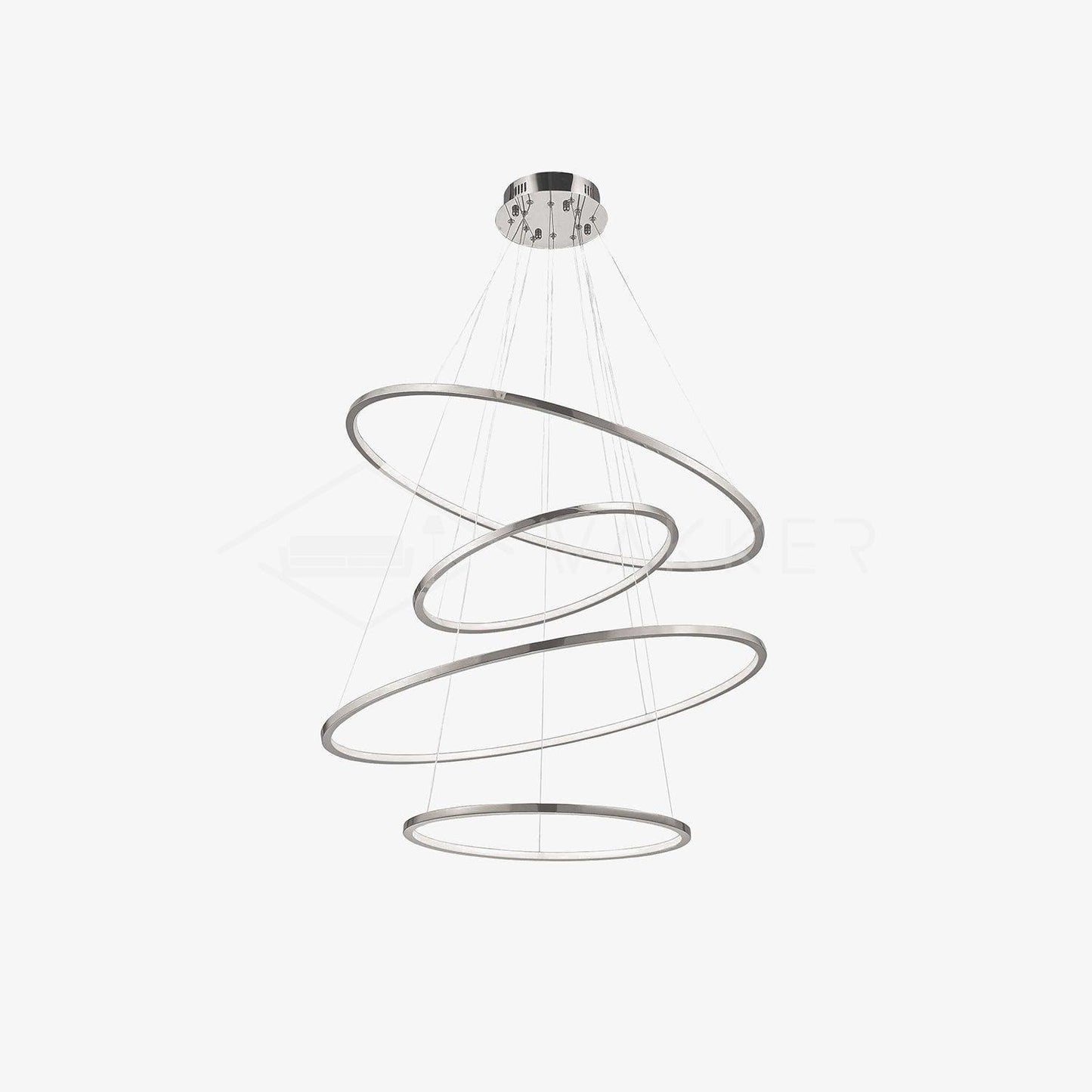 Serenitas Chandelier - Elegant Design with Dimmable LED Lights